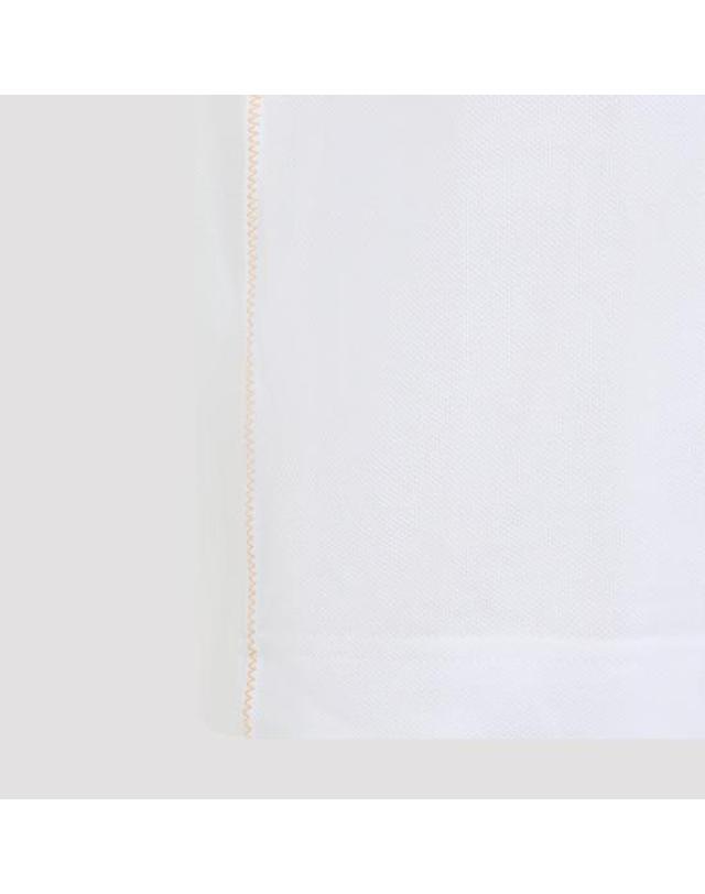 몽클레어 [해외직구] 26SS 몽클레어 로고 코튼 피케 폴로 셔츠 L10918A0002489A16 00A WHITE 착용컷