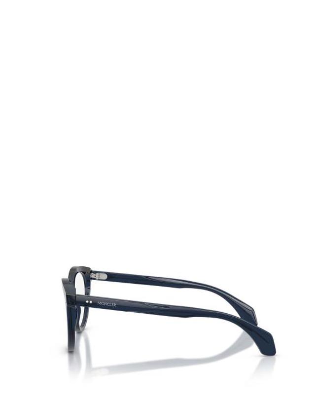 몽클레어 [해외직구] 26FW 몽클레어 안경 ME2026 3020 SHINY TRANSPARENT DARK BLUE 착용컷