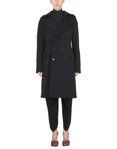 [해외직구] 26FW 보테가베네타 트렌치 코트 666186 V0IV01000 BLACK