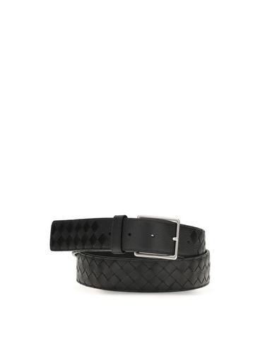 [해외직구] 26FW 보테가베네타 벨트 876745V6U018803 BLACK SILVER
