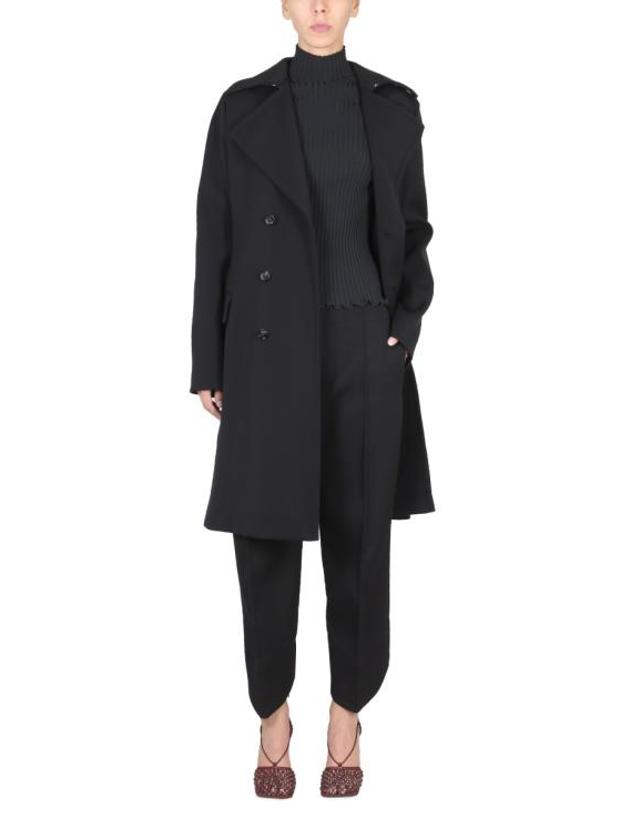보테가베네타 [해외직구] 26FW 보테가베네타 트렌치 코트 666186 V0IV01000 BLACK 착용컷