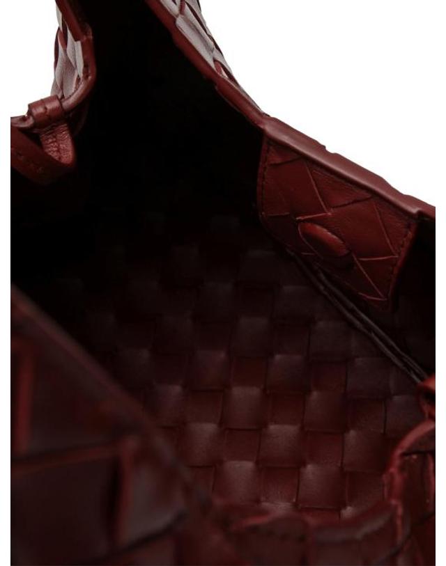 보테가베네타 [해외직구] 26SS 보테가베네타 스몰 캄파나 토트백 854248V4SC0 6595 LAVA REDMUSE BRASS 6595 LAVA RED MUSE BRASS 착용컷