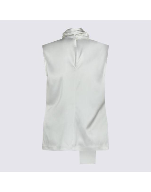 보테가베네타 [해외직구] 26SS 보테가베네타 민소매 티셔츠 871259 V6KR09000 WHITE 착용컷