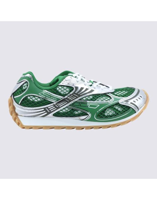보테가베네타 [해외직구] 26FW 보테가베네타 오르빗 스니커즈 741357 V2X403801 BARK GREEN SHAMROCK 착용컷