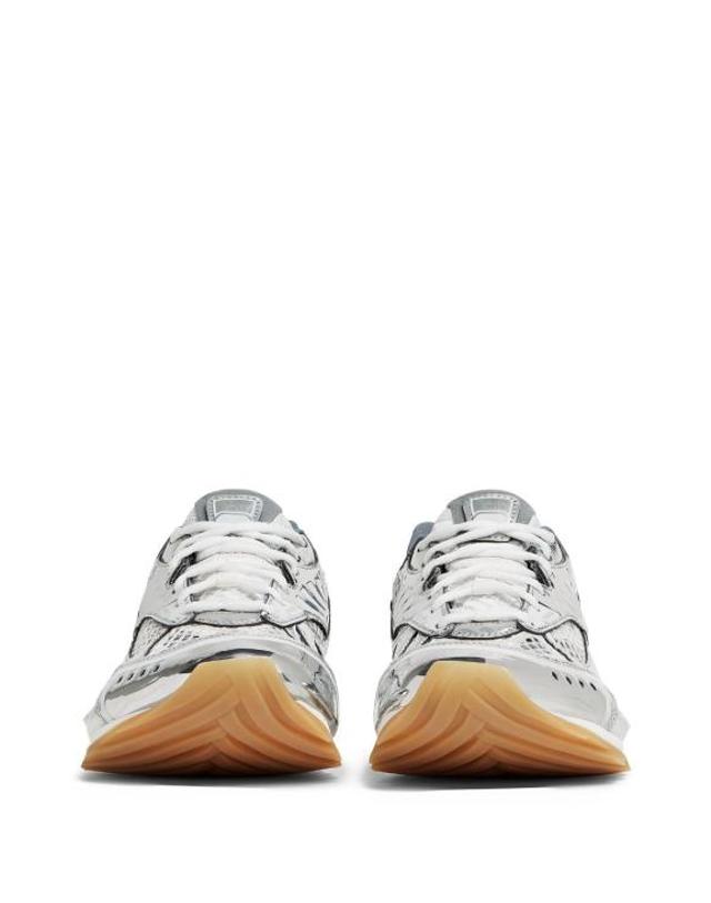 보테가베네타 [해외직구] 26FW 보테가베네타 오르빗 스니커즈 741357 V2X401425 SILVER WHITE OPW 착용컷