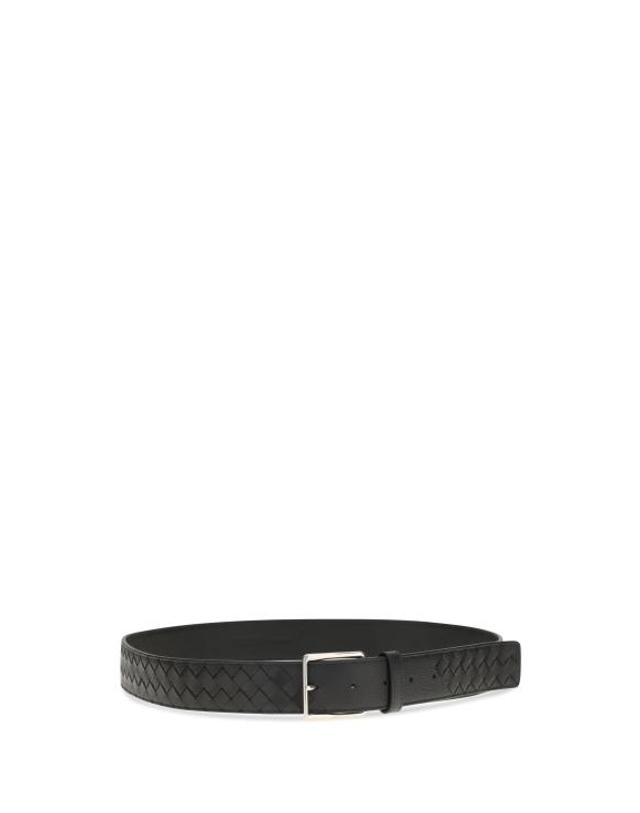 보테가베네타 [해외직구] 26FW 보테가베네타 벨트 876745V6U018803 BLACK SILVER 착용컷