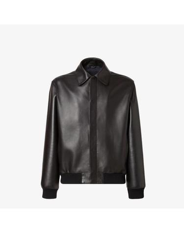 [해외직구] 26SS 펜디 레더 블루종 FPJ139ATJZ F0GME BLACK