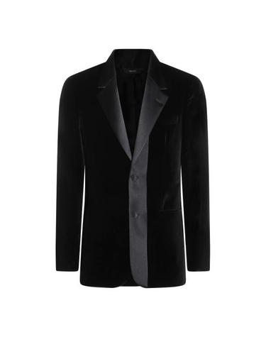 [해외직구] 26SS 펜디 벨벳 블레이저 FJ0980 AVY1F0QA1 BLACK