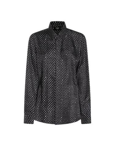 [해외직구] 26SS 펜디 긴팔 셔츠 FS0585 AVZ6F0QA1 BLACK WHITE