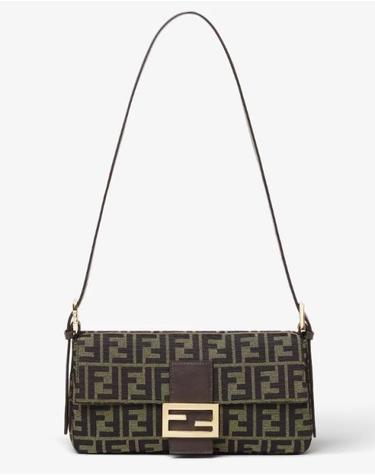 [해외직구] 26FW 펜디 바게트 토트백 8BR850 B17AF14YN TAB MORO EBANO