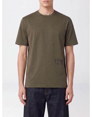 [해외직구] 26FW 펜디 반팔 티셔츠 FY1370B19Q F0QQ4 Military