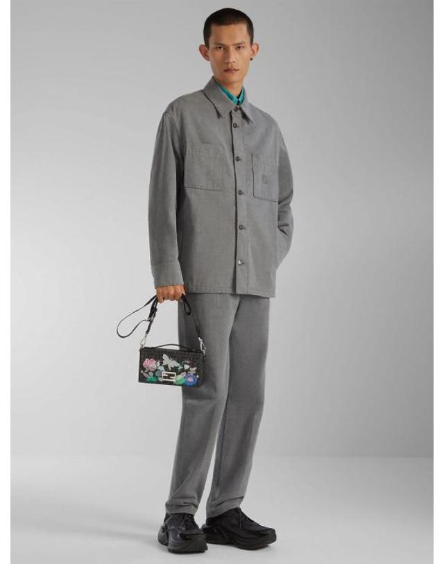 펜디 [해외직구] 26SS 펜디 데님 고 투 재킷 FW1410AW1A F0RTU GREYNERBNC 착용컷