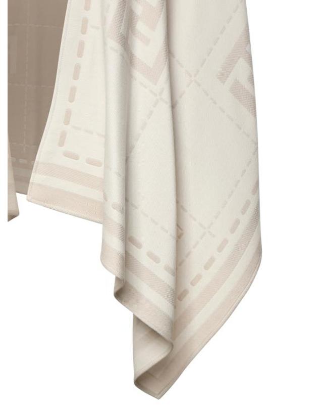 펜디 [해외직구] 26FW 펜디 울 판초 FXX033 B01NF0QD3 IVORY TAUPE 착용컷