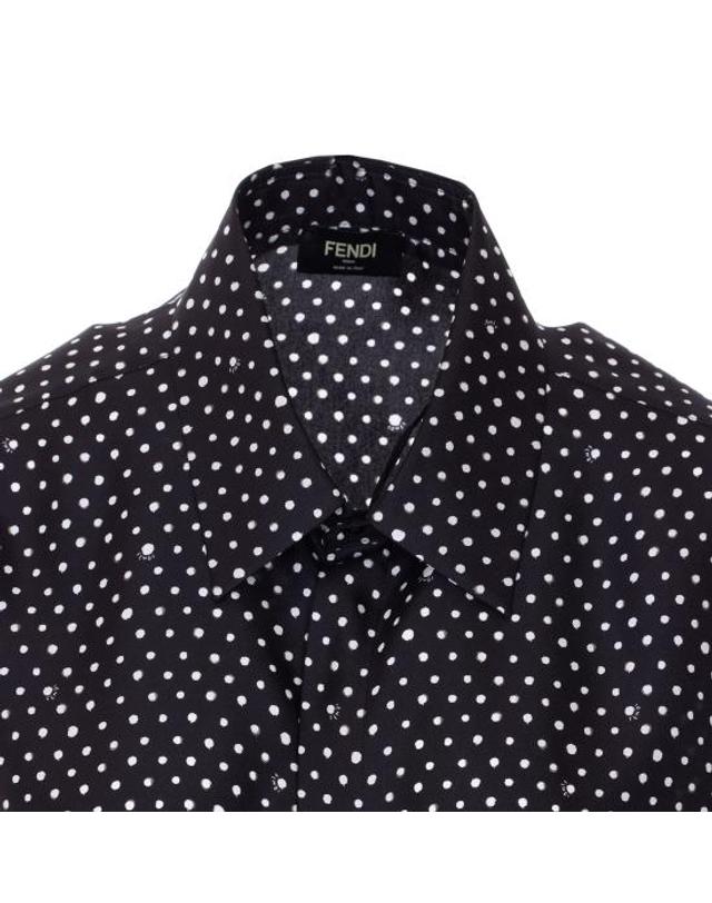 펜디 [해외직구] 26SS 펜디 긴팔 셔츠 FS0585 AVZ6F0QA1 Black 착용컷