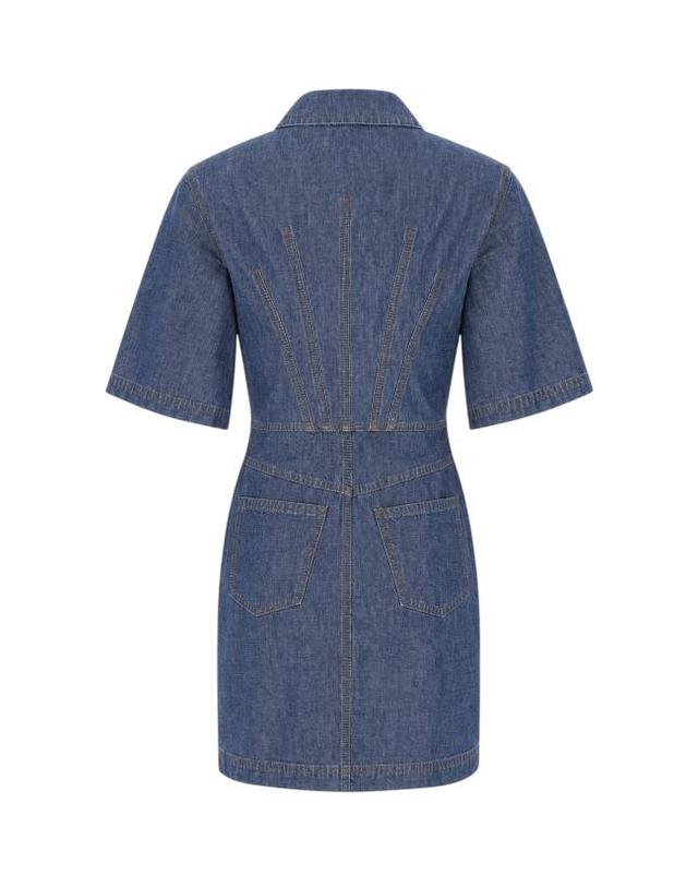 펜디 [해외직구] 26FW 펜디 데님 원피스 FLD576AW8H F0QB0 DENIM 착용컷