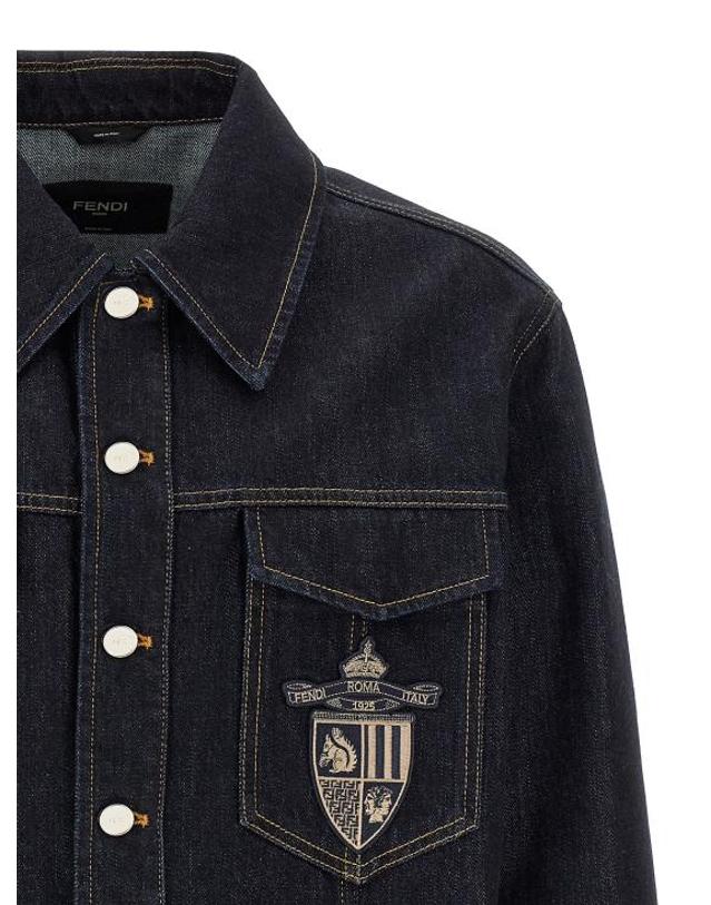 펜디 [해외직구] 25SS 펜디 자켓 FE308709BM BLUE 착용컷