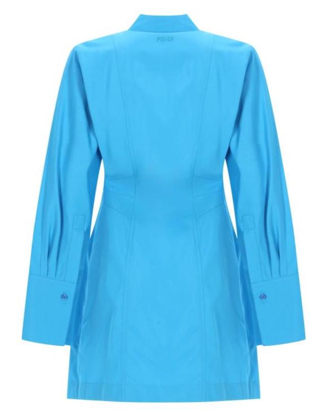 펜디 [해외직구] 26FW 펜디 미디 원피스 FDD537 AW9BF1W0L BABY BLUE 착용컷
