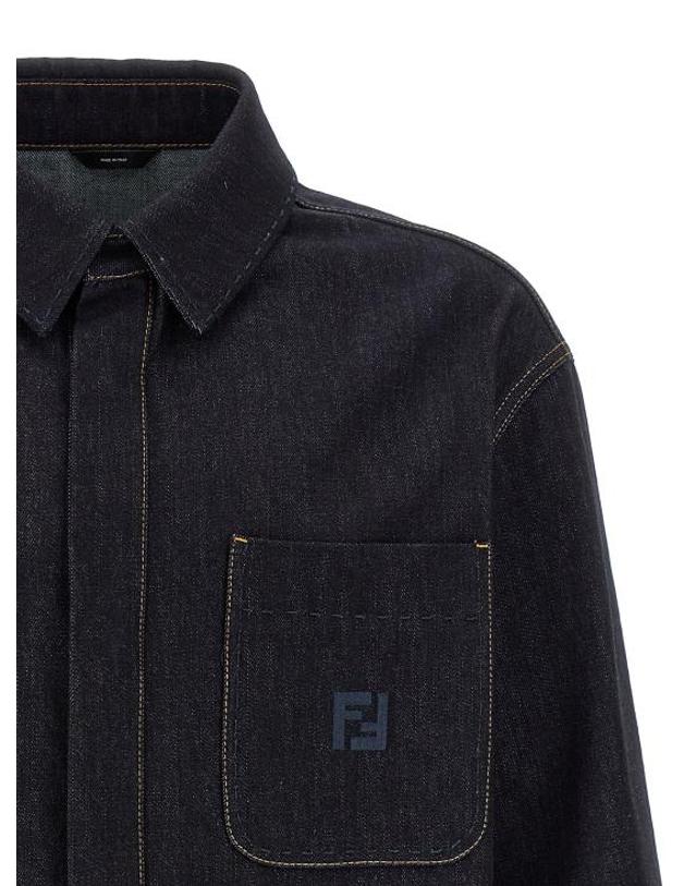 펜디 [해외직구] 25SS 펜디 자켓 FE308710BM BLUE 착용컷