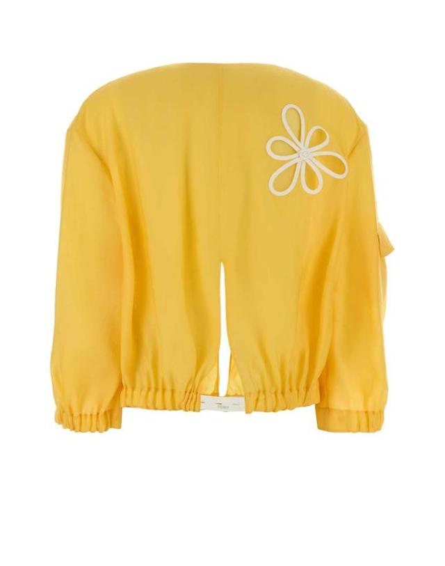 펜디 [해외직구] 26SS 펜디 자켓 FJ7693AW9P F1W0C YELLOW 착용컷