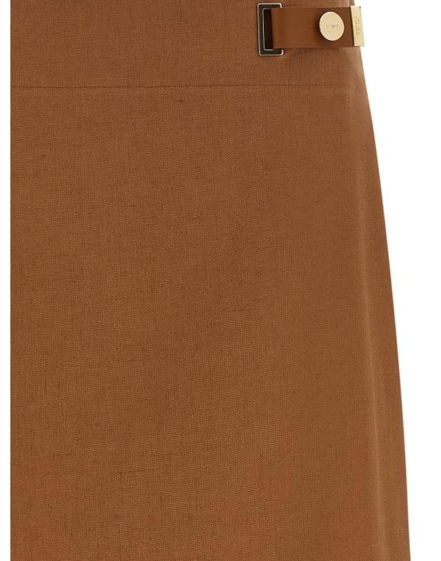 펜디 [해외직구] 26FW 펜디 스커트 FE339686BM BROWN 착용컷