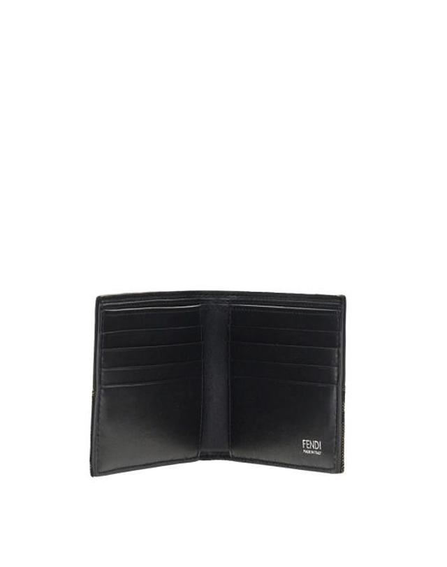 펜디 [해외직구] 26FW 펜디 FF 바이폴드 월렛 7M0169B139 Brown 착용컷