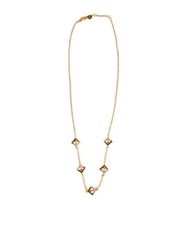 펜디 [해외직구] 26FW 펜디 목걸이 팬던트 8AL493 ATEPF089U ORO SOFT CRYSTAL 착용컷