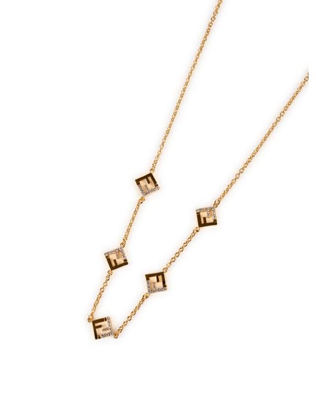 펜디 [해외직구] 26FW 펜디 목걸이 팬던트 8AL493 ATEPF089U ORO SOFT CRYSTAL 착용컷