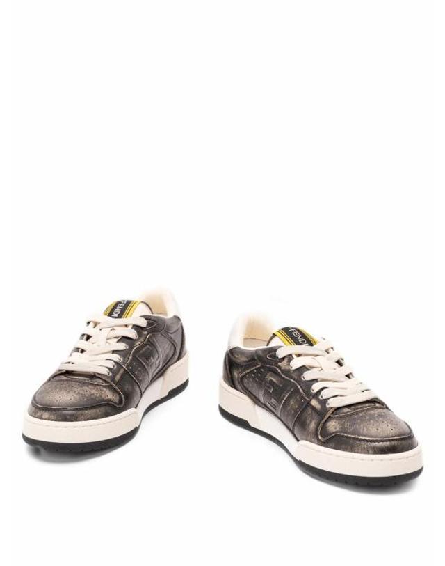 펜디 [해외직구] 26FW 펜디 스니커즈 8E9084B17YF1XJT NERO BEIGE 착용컷