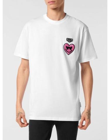 [해외직구] 26SS 필립 플레인 반팔 티셔츠 UAECMTK8778PJY002N 0187 White