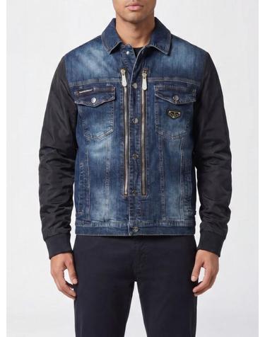 필립플레인 [해외직구] 26SS 필립 플레인 데님 자켓 UAECMDB0676PDE004N 09GD Denim