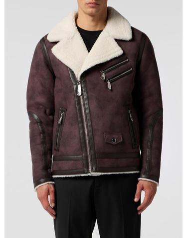 [해외직구] 26SS 필립 플레인 무스탕 LAECMRB3073PTE003N 04 Brown