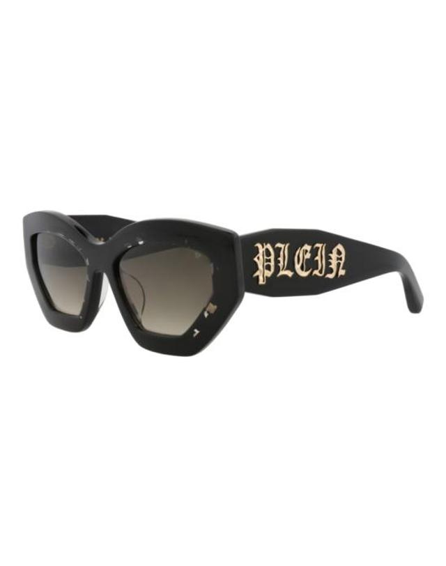 필립플레인 [해외직구] 필립 플레인 선글라스 SPP099M 55 0700 00012 NS Black 착용컷