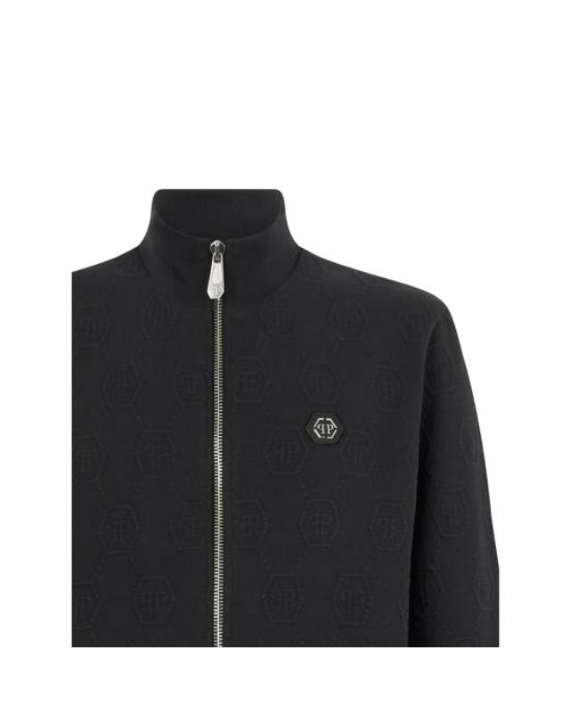 필립플레인 [해외직구] 26FW 필립 플레인 자켓 MJB4023 PTE021N 02 BLACK 착용컷