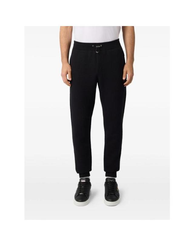 필립플레인 [해외직구] 26FW 필립 플레인 트레이닝 조거 팬츠 MJT2867 PTE021N 02 BLACK 착용컷