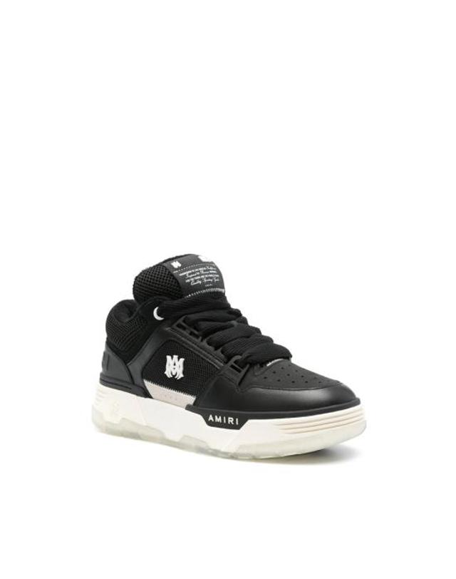 아미리 [해외직구] 26FW 아미리 MA 1 하이탑 스니커즈 AMFOSR1097 001 WHITE BLACK 착용컷