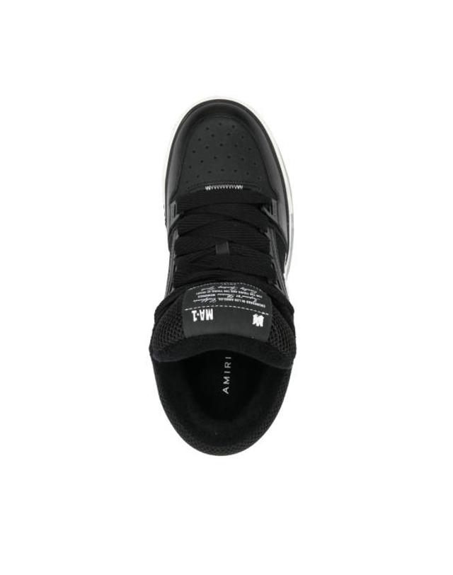 아미리 [해외직구] 26FW 아미리 MA 1 하이탑 스니커즈 AMFOSR1097 001 WHITE BLACK 착용컷