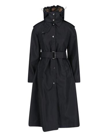 [해외직구] 26SS 버버리 롱 나일론 후드 카 코트 8118730 A1189 Black