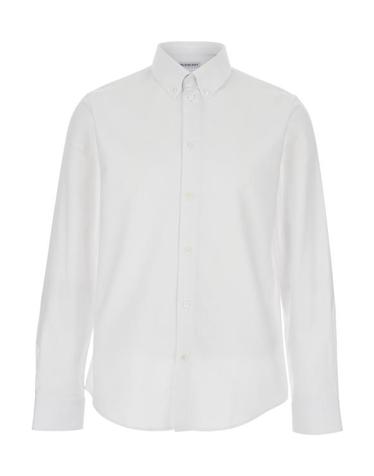 [해외직구] 26SS 버버리 슬림핏 코튼 옥스퍼드 셔츠 8121996A1464 White