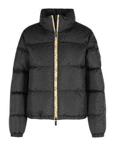 [해외직구] 25FW 버버리 체크 테이프 앰블사이드 푸퍼 자켓 8110250 BLACK