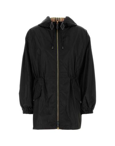 [해외직구] 26FW 버버리 웨이스트 스트링 후드 자켓 8113522 A1189 Black