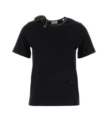 [해외직구] 26FW 버버리 반팔 티셔츠 8126134 A1189 Black