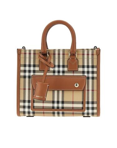 [해외직구] 26FW 버버리 미니 프레야 토트백 8109793 Beige