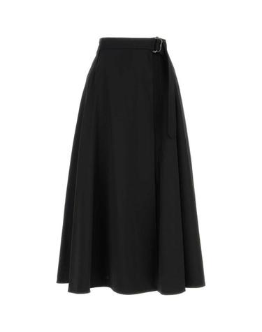 [해외직구] 26FW 버버리 롱 스커트 8130247 A1189 BLACK
