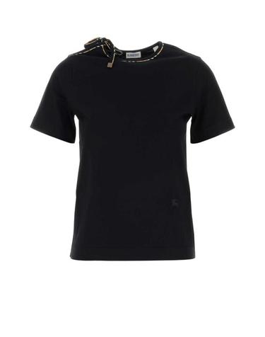 [해외직구] 26FW 버버리 반팔 티셔츠 8126134 A1189 BLACK
