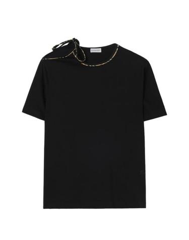 [해외직구] 26FW 버버리 반팔 티셔츠 8126134 A1189 BLACK
