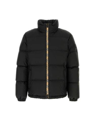 [해외직구] 26FW 버버리 체크 테이프 스노우든 푸퍼 자켓 8110196 SNOWDON A1189 BLACK