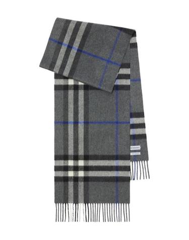 [해외직구] 26FW 버버리 체크 캐시미어 스카프 8112642C3384 MARLBORUGH GREY