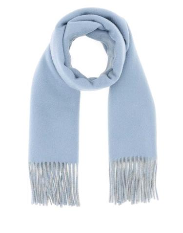 [해외직구] 26SS 버버리 리버시블 캐시미어 스카프 뱅크 페일 8110018 A1397 Light Blue