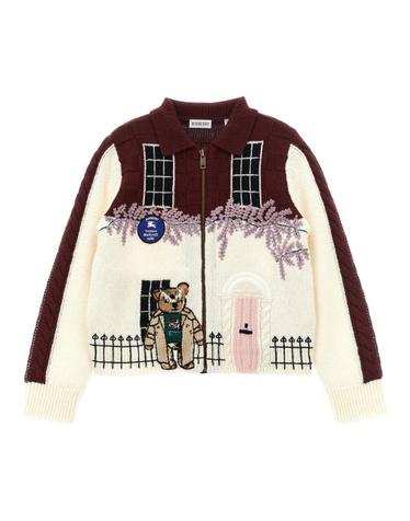 [해외직구] 버버리 가디건 LD8131194CLARETRED BURGUNDY