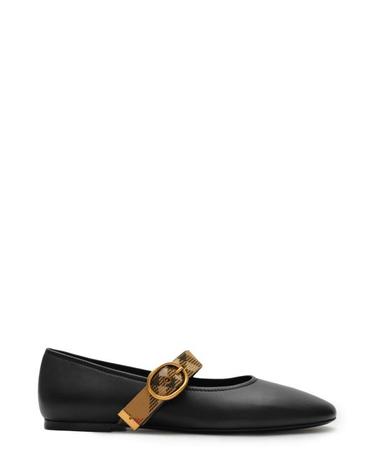 [해외직구] 26FW 버버리 플랫 슈즈 8130096 A1189 BLACK